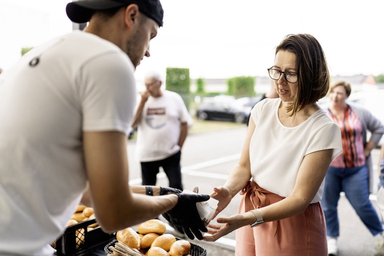 Team building with catering
