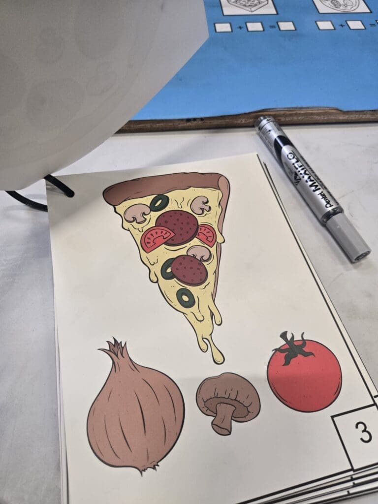 Pizza Game opdrachten Le jeu de la pizza