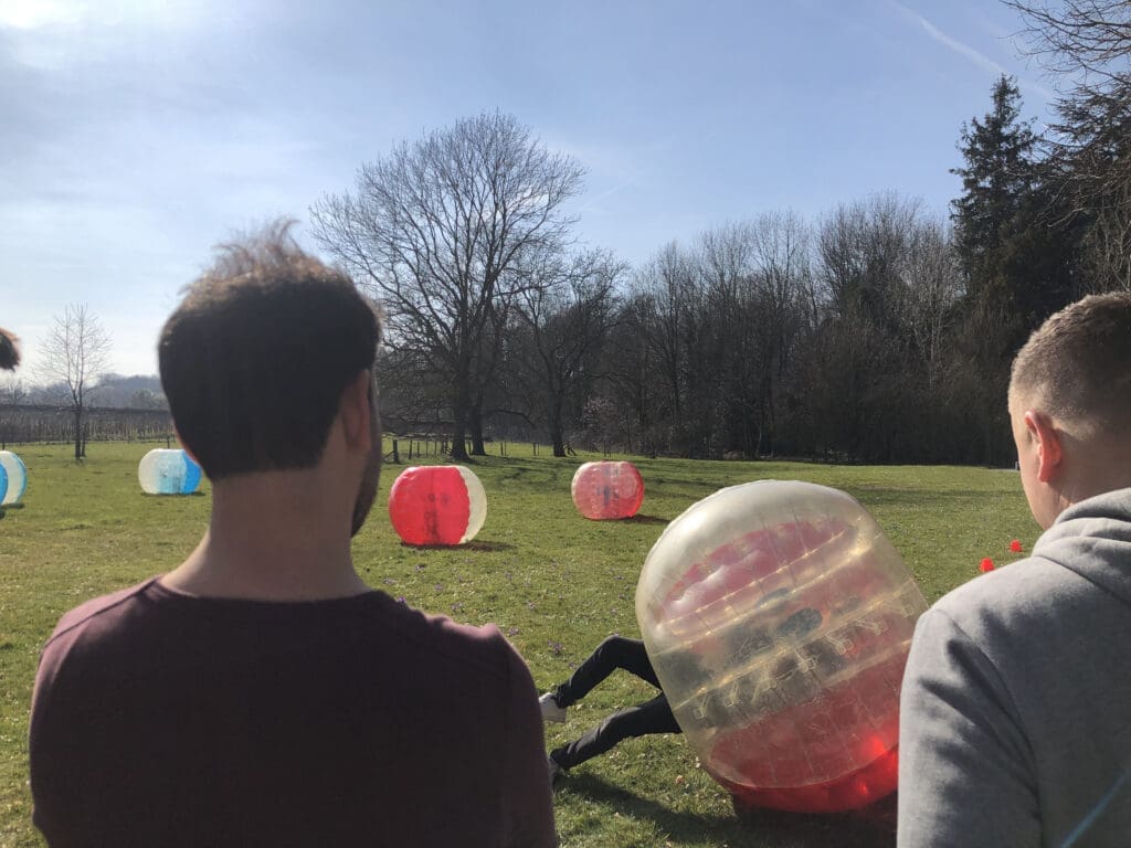 bubble voetbal teambuilding