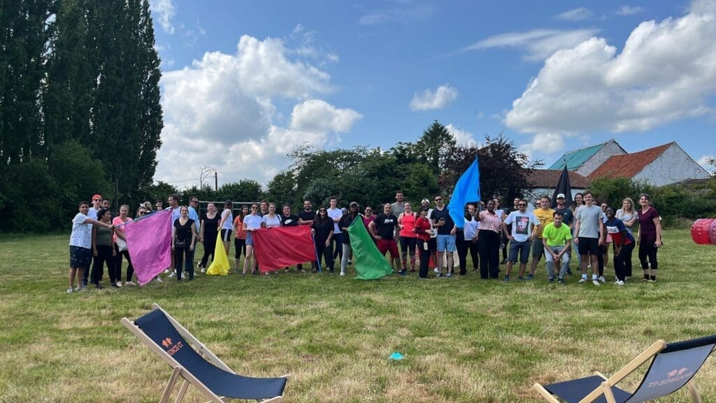 How much does a team-building event cost in Belgium?